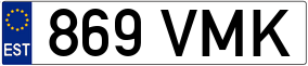 Truck License Plate